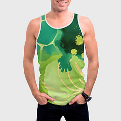Майка-безрукавка мужская Вдохновленный природой, цвет: 3D-белый — фото 2