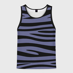 Майка-безрукавка мужская Морские полоски, цвет: 3D-черный