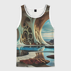 Мужская майка без рукавов Современная пещера