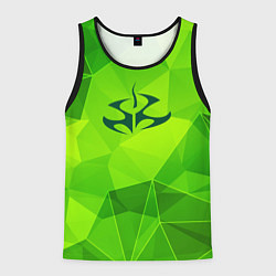 Майка-безрукавка мужская Hitman green poly, цвет: 3D-черный