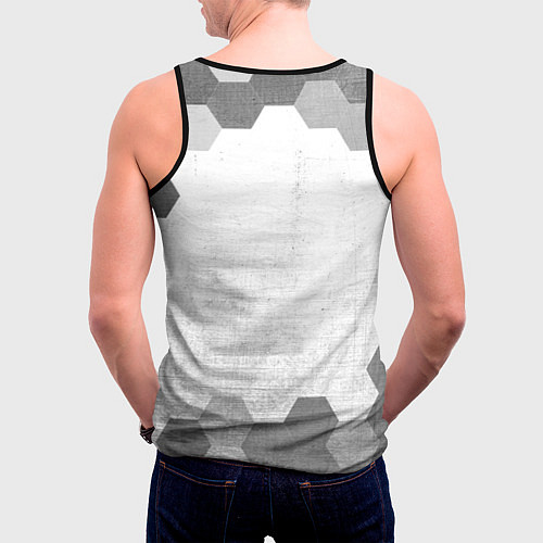 Мужская майка без рукавов Skyrim - white gradient / 3D-Черный – фото 4