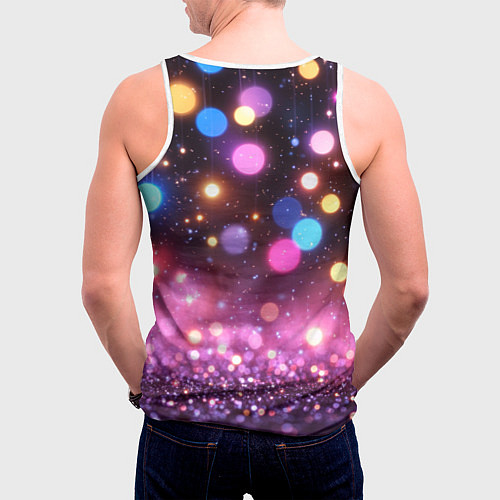 Мужская майка без рукавов Inzoi кошечка и логотип / 3D-Белый – фото 4