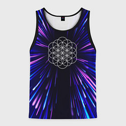 Мужская майка без рукавов Coldplay neon energy