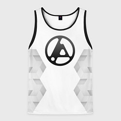 Майка-безрукавка мужская Linkin Park 2024 white poly, цвет: 3D-черный
