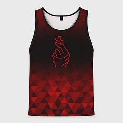 Мужская майка без рукавов K Pop red poly