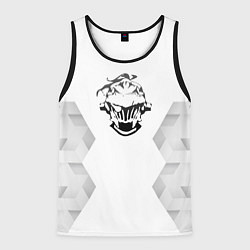 Майка-безрукавка мужская Goblin Slayer white poly, цвет: 3D-черный