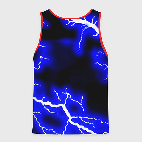Мужская майка без рукавов Napoli storm fc / 3D-Красный – фото 2