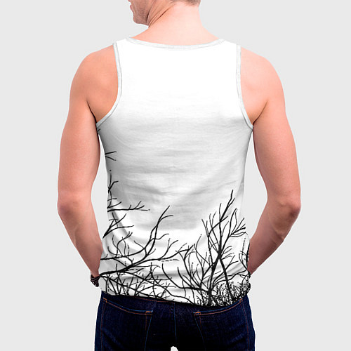 Мужская майка без рукавов Wartunder horror steel / 3D-Белый – фото 4