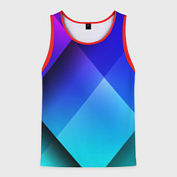 Мужская майка без рукавов Color blue