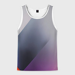 Мужская майка без рукавов Color grey with stripes