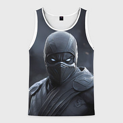 Мужская майка без рукавов Нуб Сайбот черный призрак