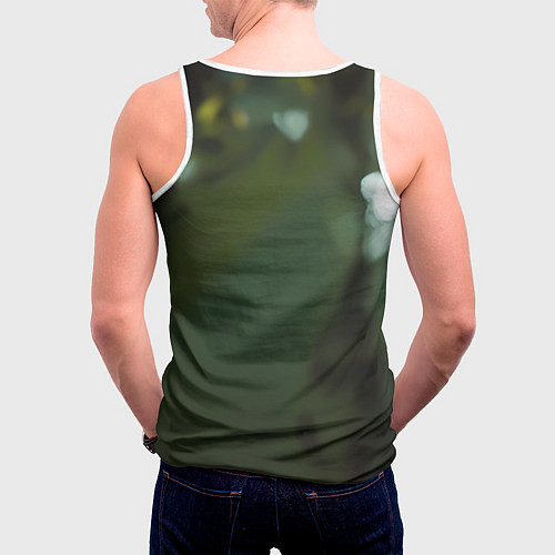 Мужская майка без рукавов Ящер Мортал комбат / 3D-Белый – фото 4