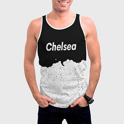 Майка-безрукавка мужская Chelsea ночь, цвет: 3D-белый — фото 2