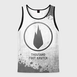 Майка-безрукавка мужская Thousand Foot Krutch - white gradient, цвет: 3D-черный