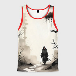 Майка-безрукавка мужская Путник, цвет: 3D-красный