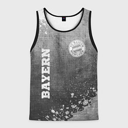 Майка-безрукавка мужская Bayern - grey gradient вертикально, цвет: 3D-черный