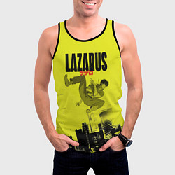 Майка-безрукавка мужская Лазарь: Паркур, цвет: 3D-черный — фото 2