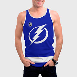 Майка-безрукавка мужская Tampa Bay Lightning - NHL team, цвет: 3D-белый — фото 2