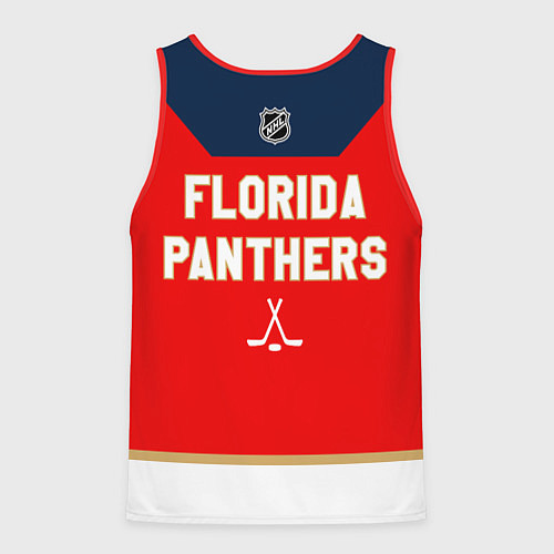Мужская майка без рукавов Florida Panthers - NHL team / 3D-Красный – фото 2