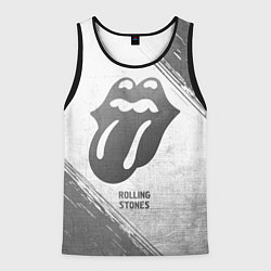 Мужская майка без рукавов Rolling Stones - white gradient