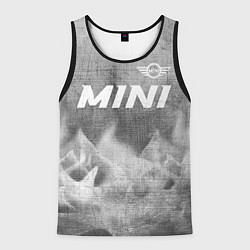 Мужская майка без рукавов Mini - grey gradient посередине