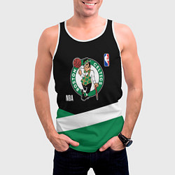 Майка-безрукавка мужская Бостон Селтикс НБА, цвет: 3D-белый — фото 2