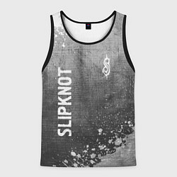 Майка-безрукавка мужская Slipknot - grey gradient вертикально, цвет: 3D-черный