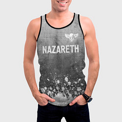 Майка-безрукавка мужская Nazareth - grey gradient посередине, цвет: 3D-черный — фото 2