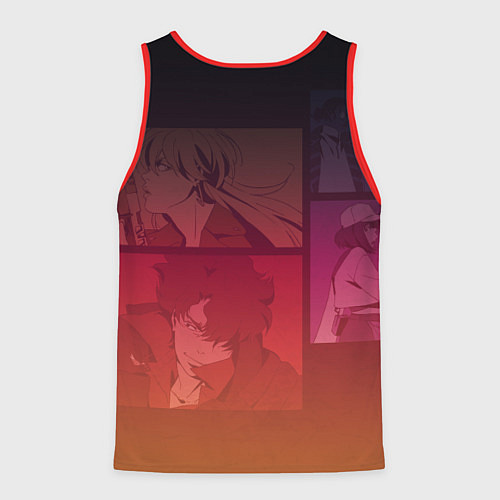 Мужская майка без рукавов Lazarus Art / 3D-Красный – фото 2