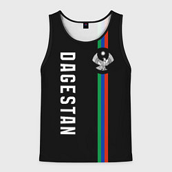 Майка-безрукавка мужская Республика - Дагестан, цвет: 3D-черный