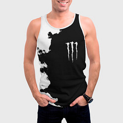 Майка-безрукавка мужская Monster energy краски белые, цвет: 3D-белый — фото 2