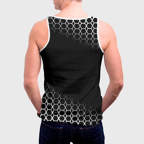 Мужская майка без рукавов Музыка - цитата / 3D-Белый – фото 4