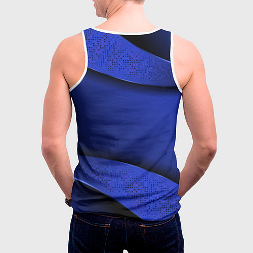 Мужская майка без рукавов Билли Айлиш в образе фараона / 3D-Белый – фото 4