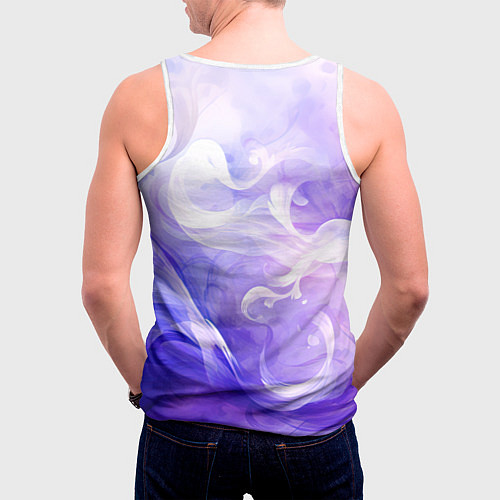 Мужская майка без рукавов Готический стиль Билли Айлиш / 3D-Белый – фото 4