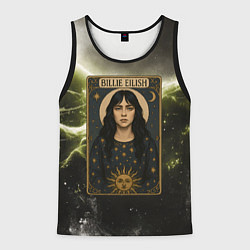 Мужская майка без рукавов Карта с Билли Айлиш