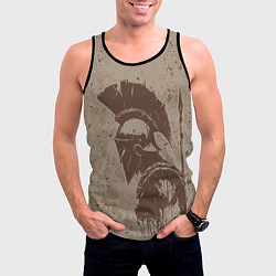 Майка-безрукавка мужская Спарта, цвет: 3D-черный — фото 2