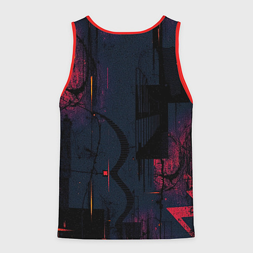 Мужская майка без рукавов Магический лисёнок / 3D-Красный – фото 2