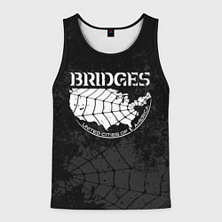 Майка-безрукавка мужская Bridges company, цвет: 3D-черный