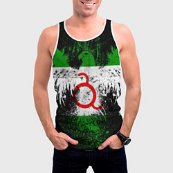 Майка-безрукавка мужская Ингушетия, цвет: 3D-белый — фото 2