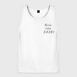 Мужская майка без рукавов Друзья художники - how you doin