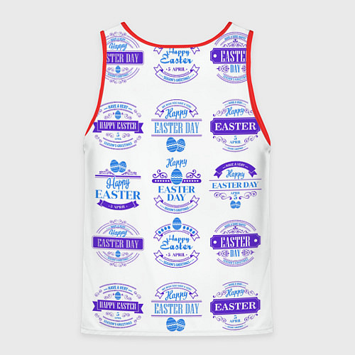 Мужская майка без рукавов Easter holidays / 3D-Красный – фото 2