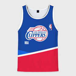 Майка-безрукавка мужская LA Clippers - basketball, цвет: 3D-белый