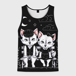 Майка-безрукавка мужская Чёткие волчата, цвет: 3D-черный