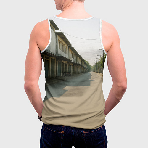 Мужская майка без рукавов Бонека Амбалабу мем / 3D-Белый – фото 4