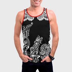 Майка-безрукавка мужская Wings tattoo, цвет: 3D-красный — фото 2
