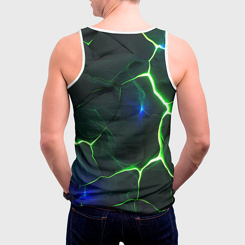 Мужская майка без рукавов XXXTentacion anime style / 3D-Белый – фото 4