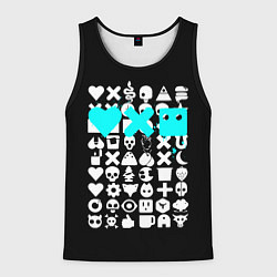 Майка-безрукавка мужская Love Death and Robots синий, цвет: 3D-черный