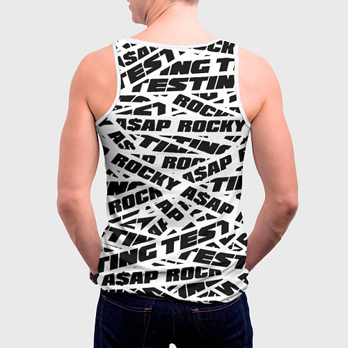 Мужская майка без рукавов AAP Rocky barcelona / 3D-Белый – фото 4