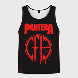 Мужская майка без рукавов Pantera рок группа