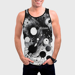 Майка-безрукавка мужская Abstract fantasy pattern - Milano, цвет: 3D-черный — фото 2